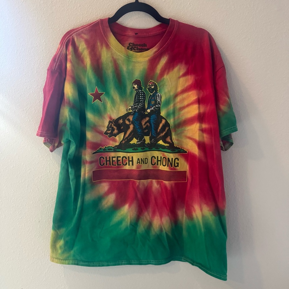 Cheech & Chong Tie Dye California Cotton T-shirt men’s XL